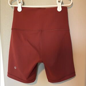 lululemon athletica wunder train high-rise shorts.